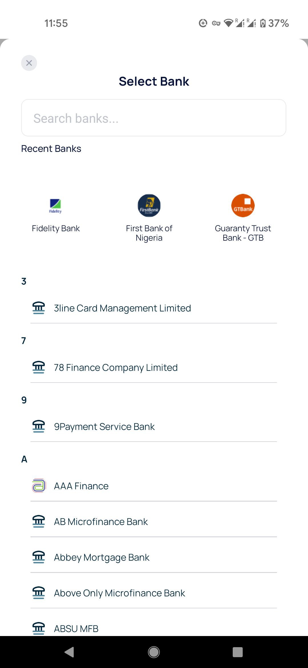 尼日尼亚MoMo钱包(MTN Mobile Money)用来给其他虚拟卡类似paga等充值