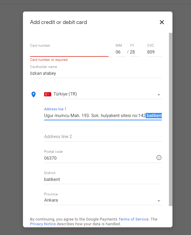 如果注册土耳其区谷歌gmail账号,修改google play为土耳其区,订阅支付土区youtube,spotify等账号