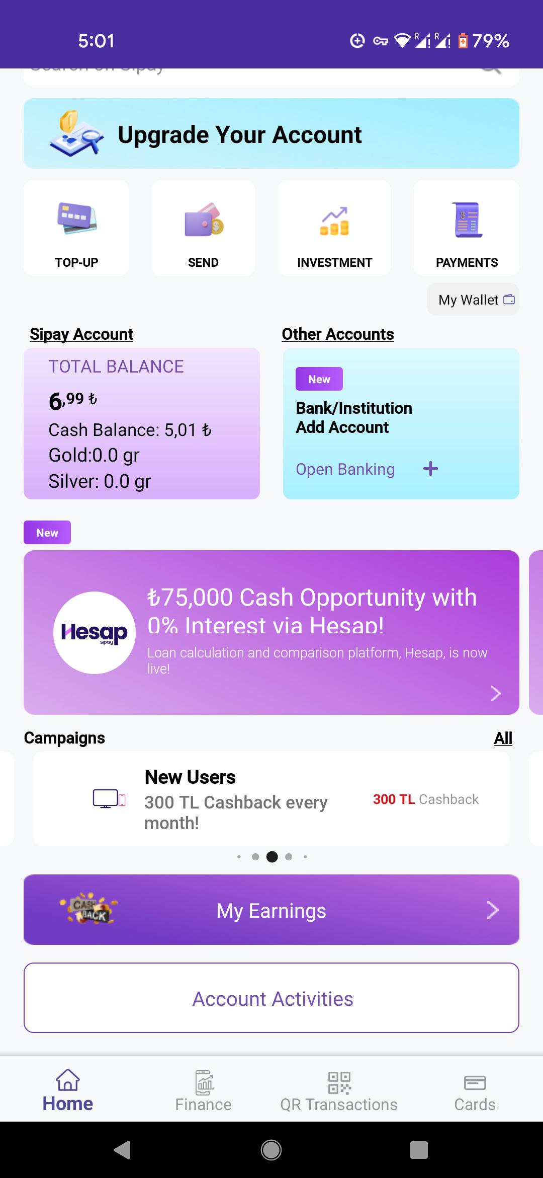 土耳其虚拟卡sipay介绍,可以开10个卡,而且还有注册netflix,spotify等的返利